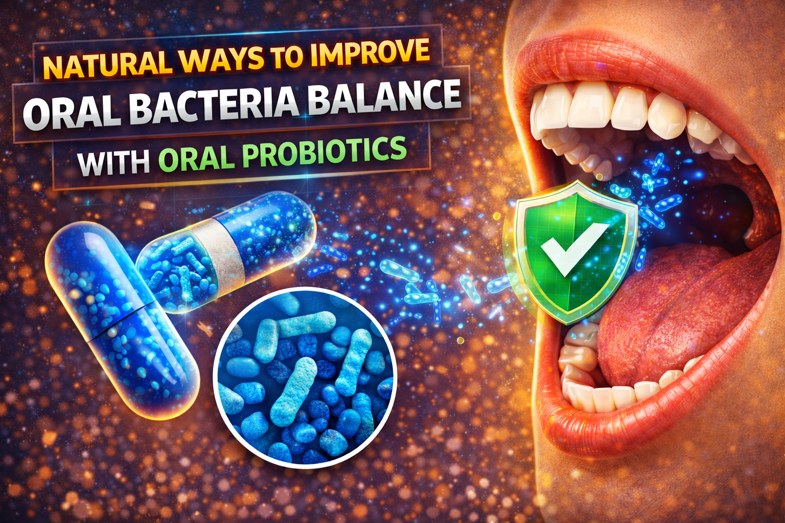 Natural Ways to Improve Oral Bacteria Balance with Oral Probiotics