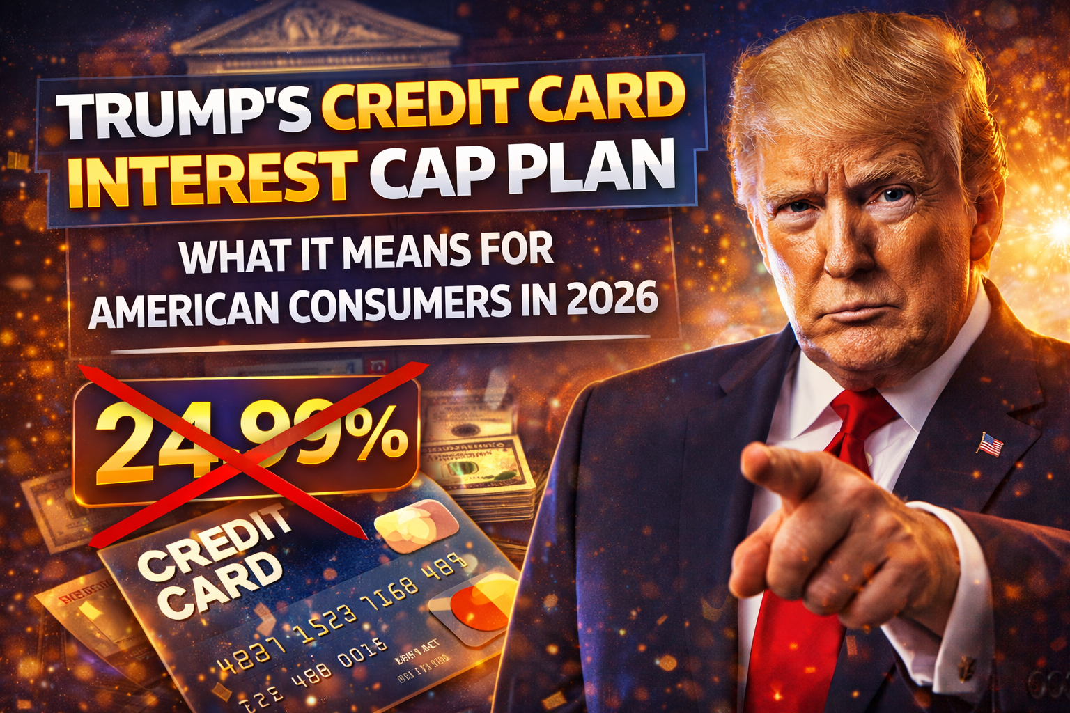 Trump’s Credit Card Interest Cap Plan