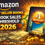 Amazon best seller books ebook sales threshold 2026