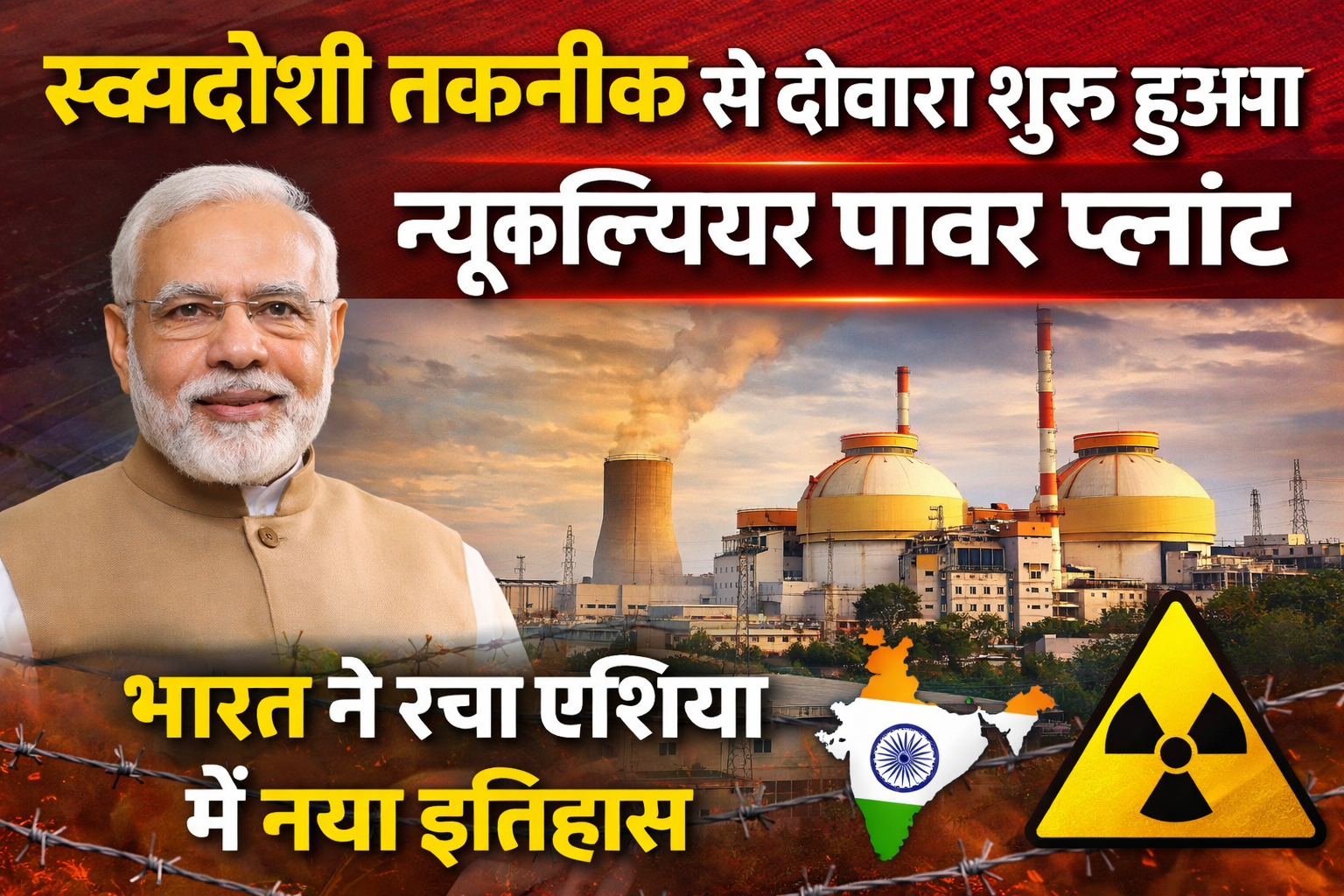 स्वदेशी तकनीक से दोबारा शुरू हुआ न्यूक्लियर पावर प्लांट, भारत ने रचा एशिया में नया इतिहास