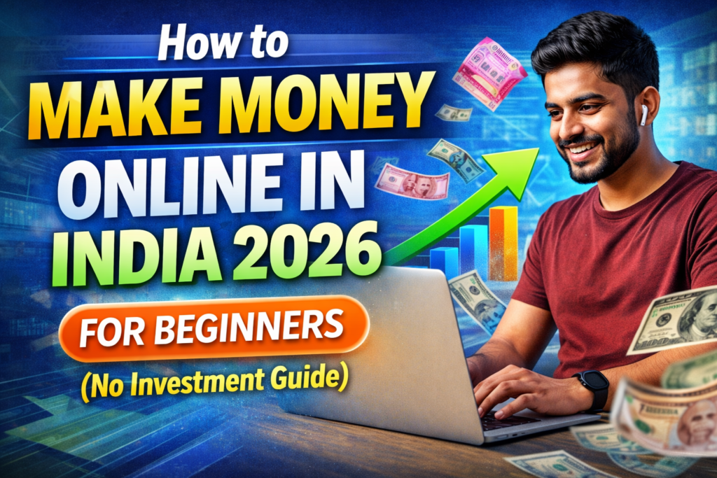How to Make Money Online in India 2026 for Beginners