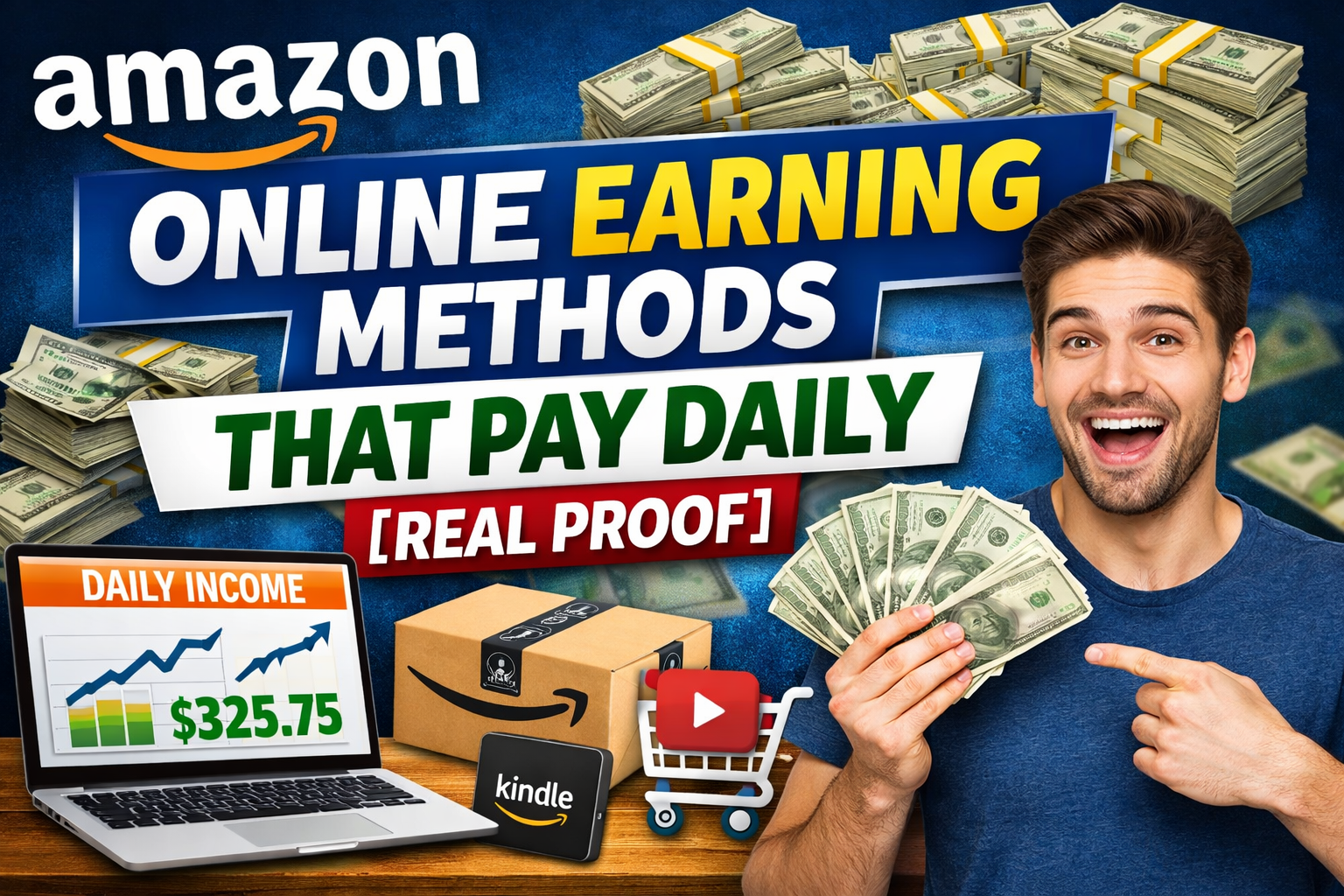 Amazon Online Earning Methods That Pay Daily (Real Proof)