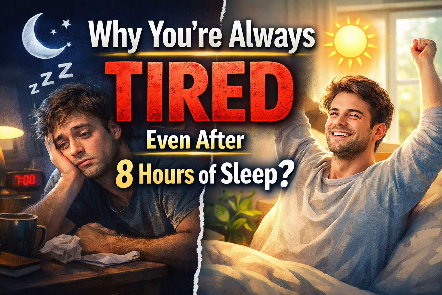 Why You’re Always Tired — Even After 8 Hours of Sleep