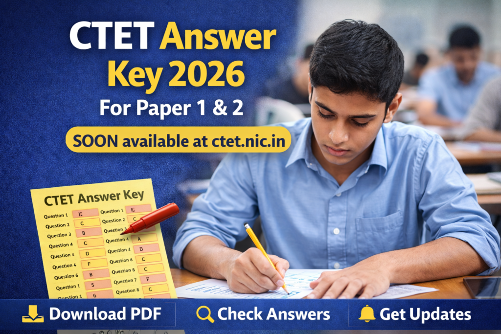 CTET Answer Key 2026