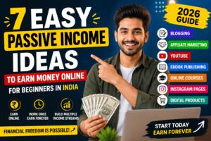 7 Easy Passive Income Ideas to Earn Money Online in India